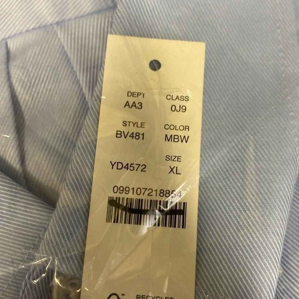 J Crew Bowery wrinkle-free dress shirt with point collar BV481